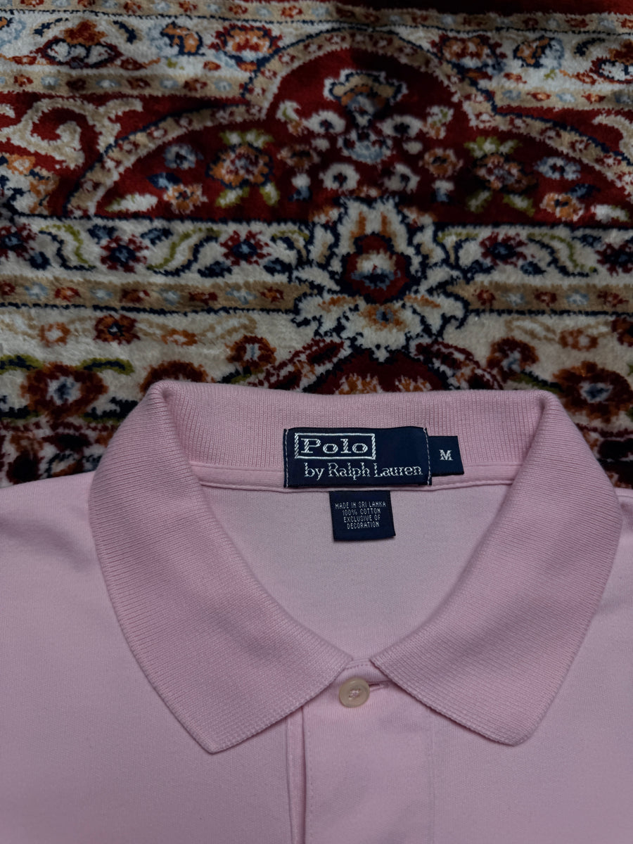 Polo by Ralph Lauren Light Pink Cotton Polo Shirt - M