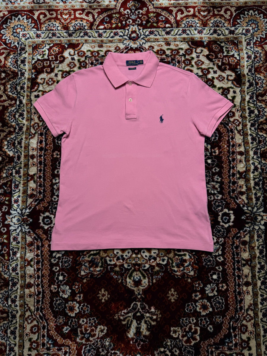Polo Ralph Lauren Pink Classic Fit Polo Shirt - M