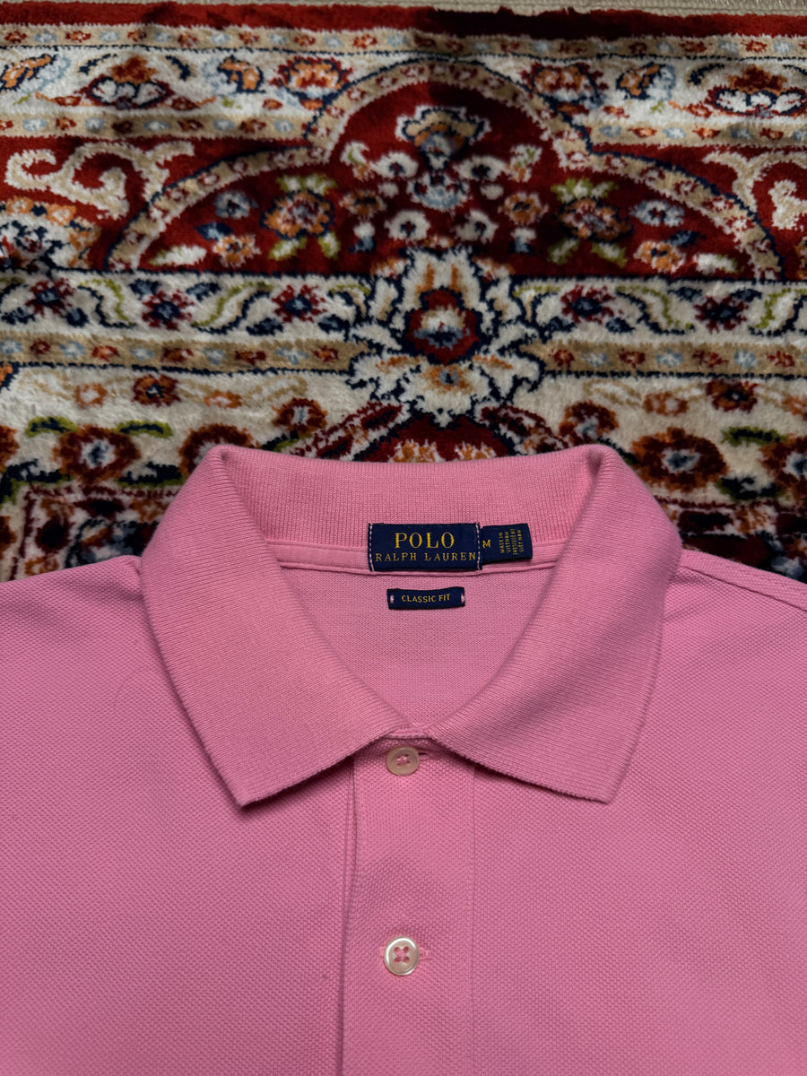 Polo Ralph Lauren Pink Classic Fit Polo Shirt - M