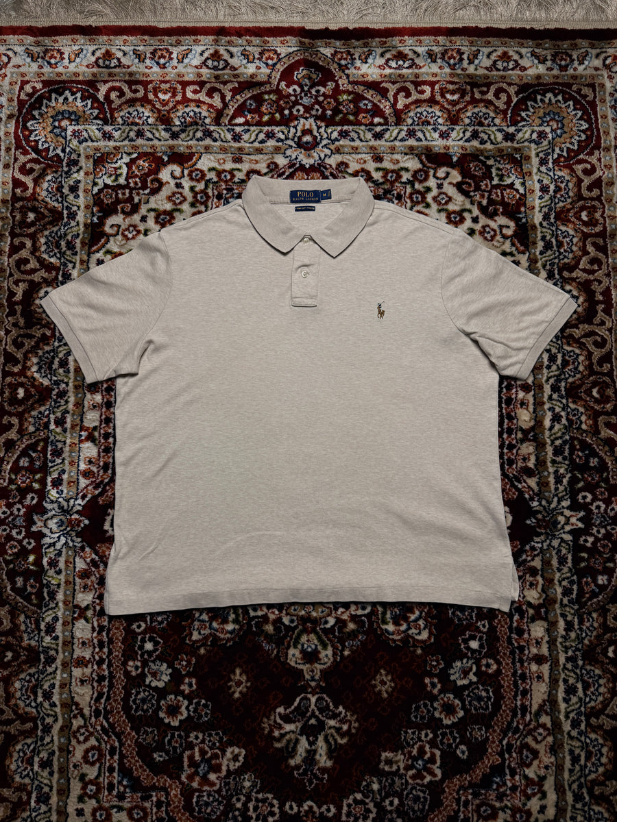 Polo Ralph Lauren Light Brown Pima Soft Touch Polo Shirt - M