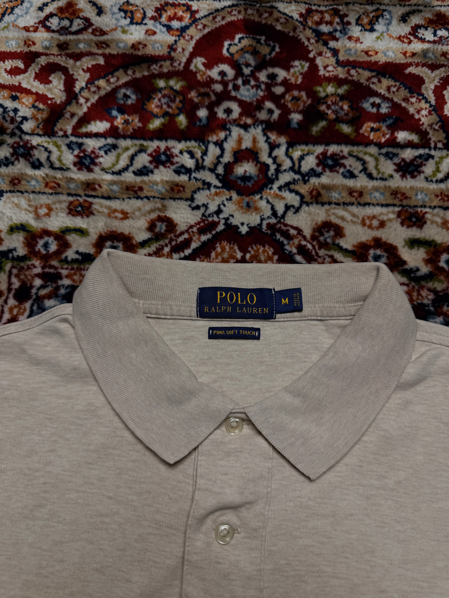 Polo Ralph Lauren Light Brown Pima Soft Touch Polo Shirt - M