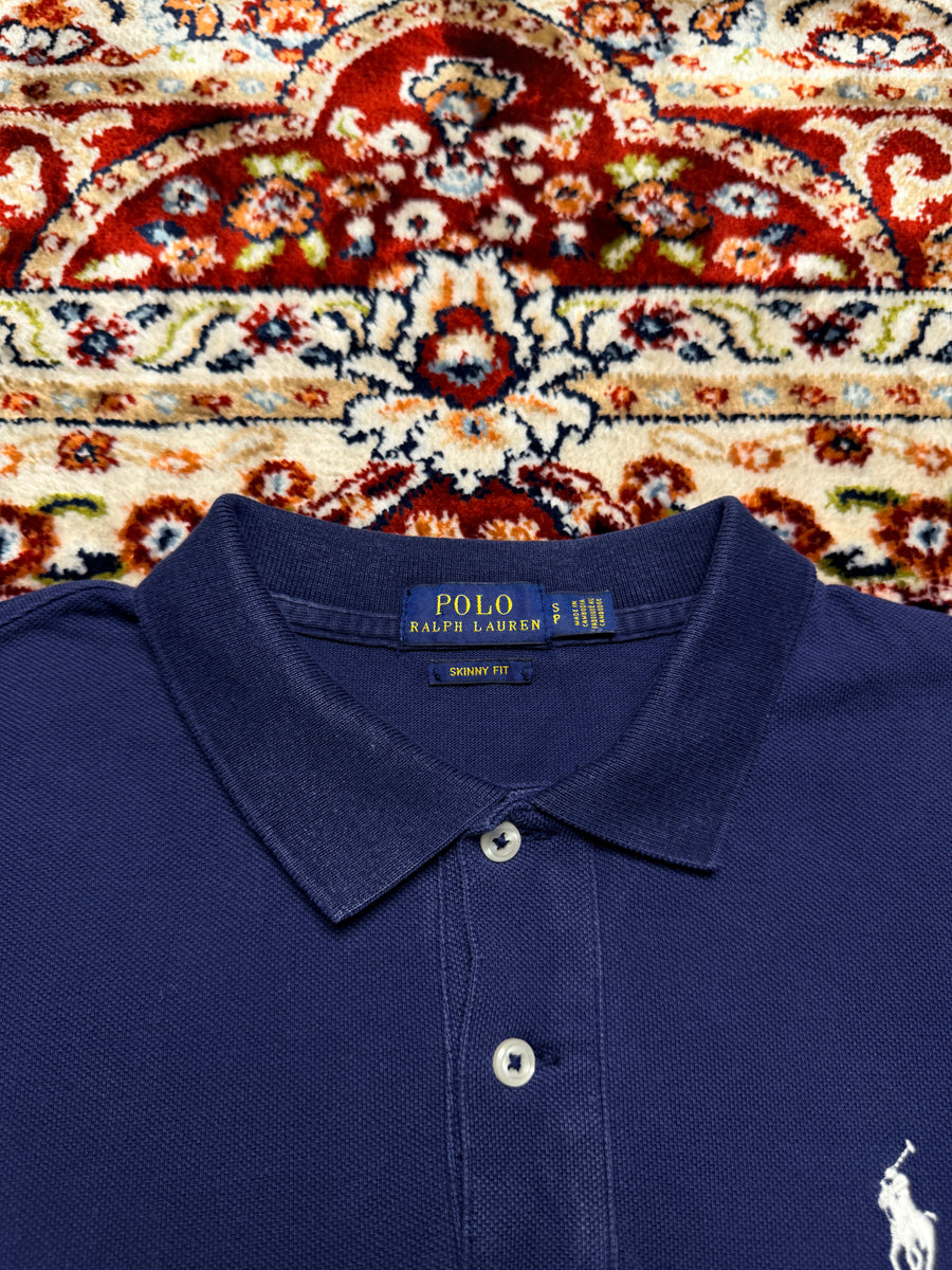 Polo Ralph Lauren Blue Skinny Fit Polo Shirt - S