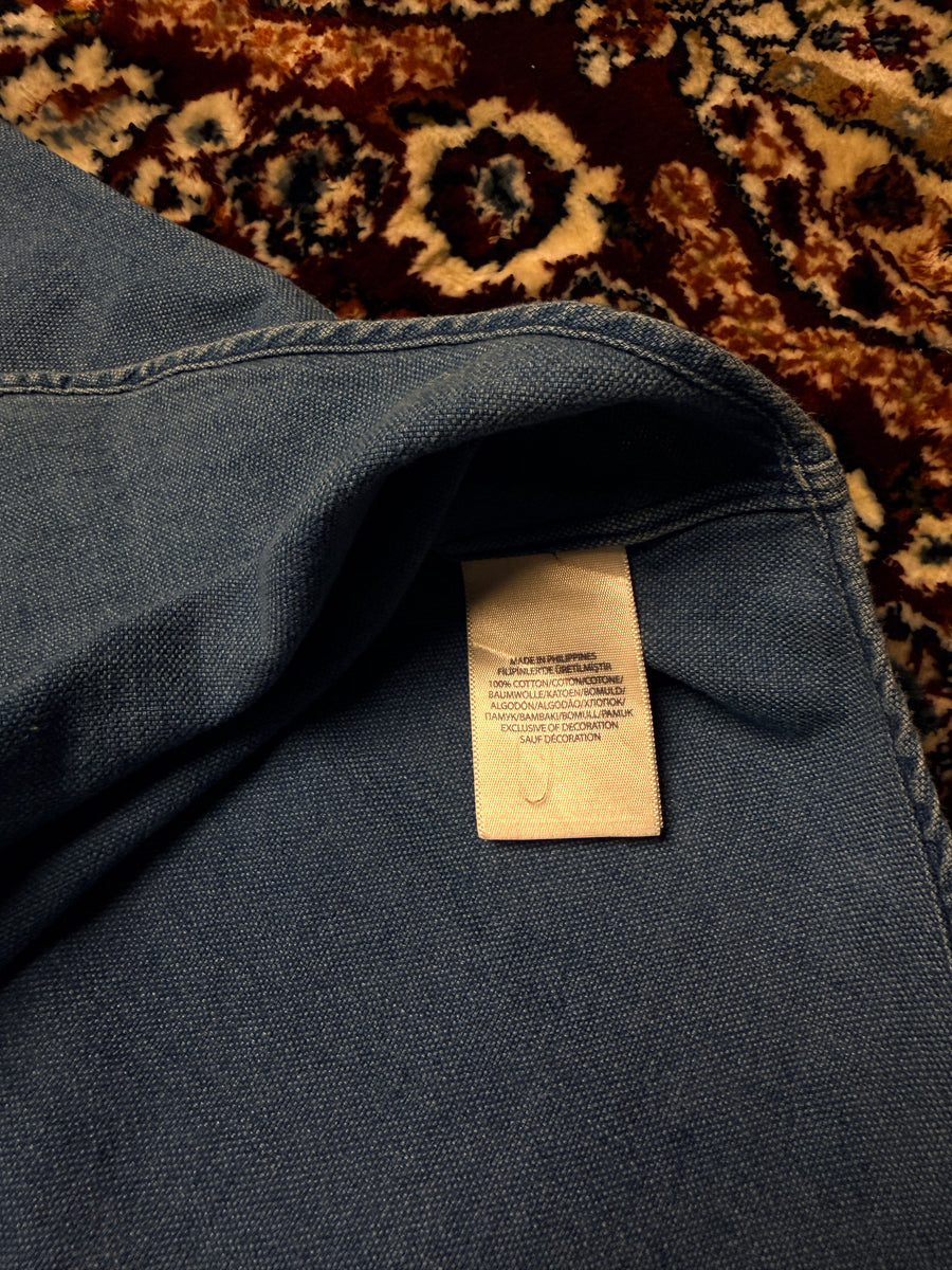 Ralph Lauren Denim Style Blue Short Sleeve Slim Fit Shirt - M