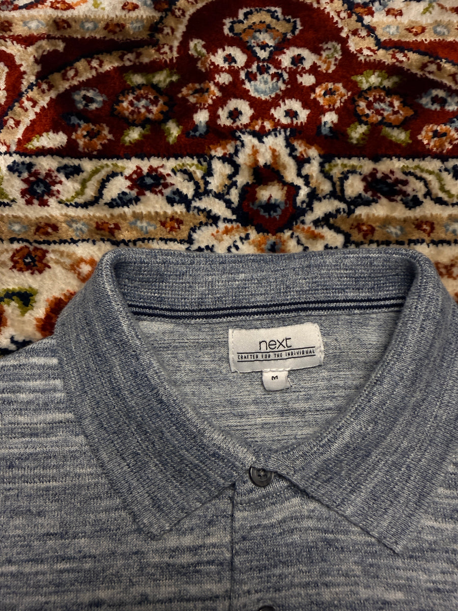 Next Light Grey Polo Shirt - M