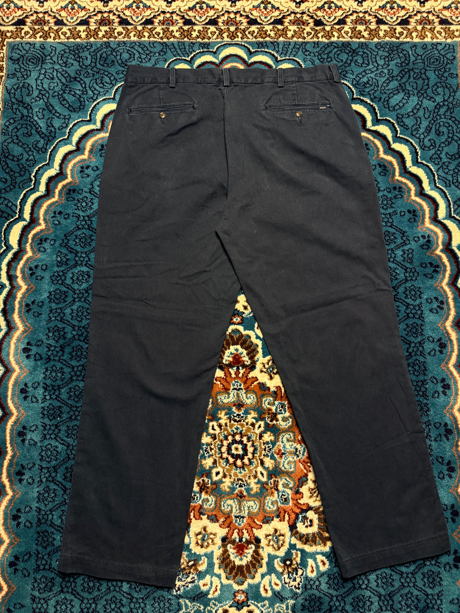 Polo Ralph Lauren Blue Classic Fit Cotton Pants - 38