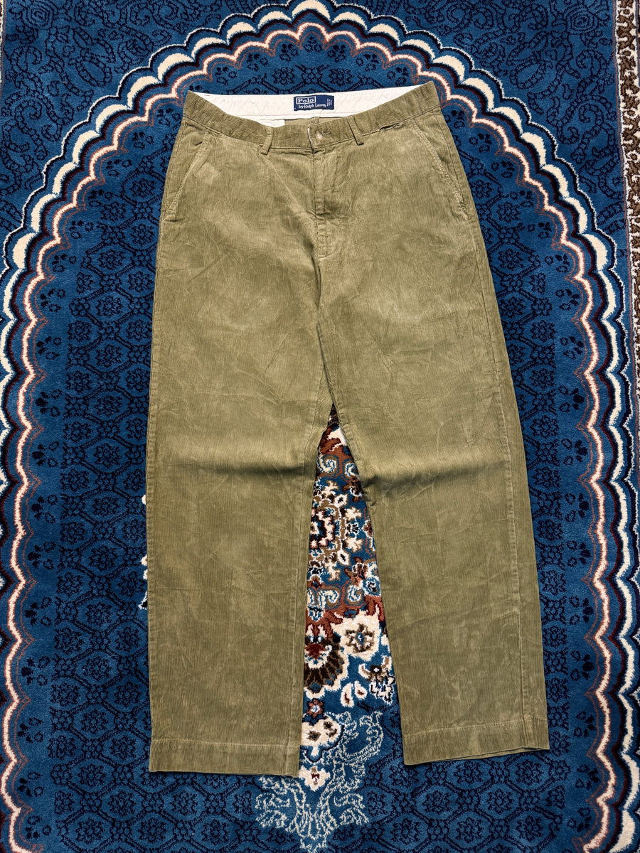 Polo by Ralph Lauren Army Green Corduroy Pants - 32