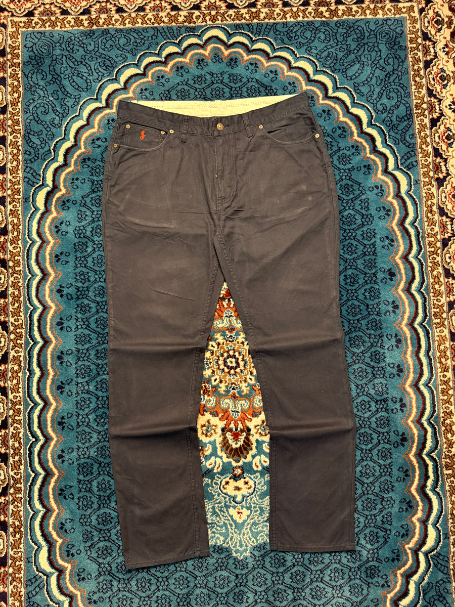 Polo Ralph Lauren Blue Cotton Chinos - 38