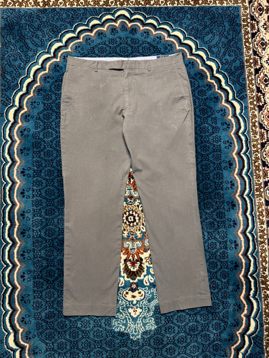 Polo Ralph Lauren Grey Straight Fit Dress Pants - 36