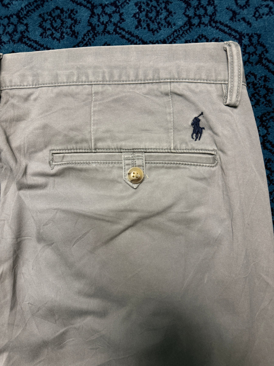 Polo Ralph Lauren Grey Stretch Straight Fit Chinos - 34
