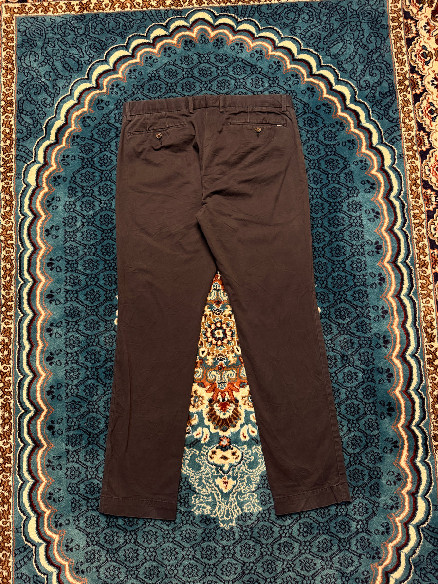 Polo Ralph Lauren Navy Blue Slim Stretch Cotton Pants - 34