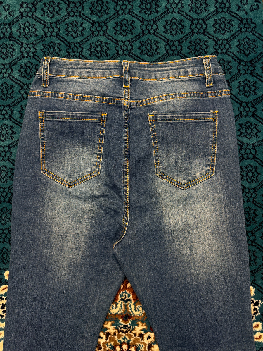 Shein Blue Flared Jeans - M