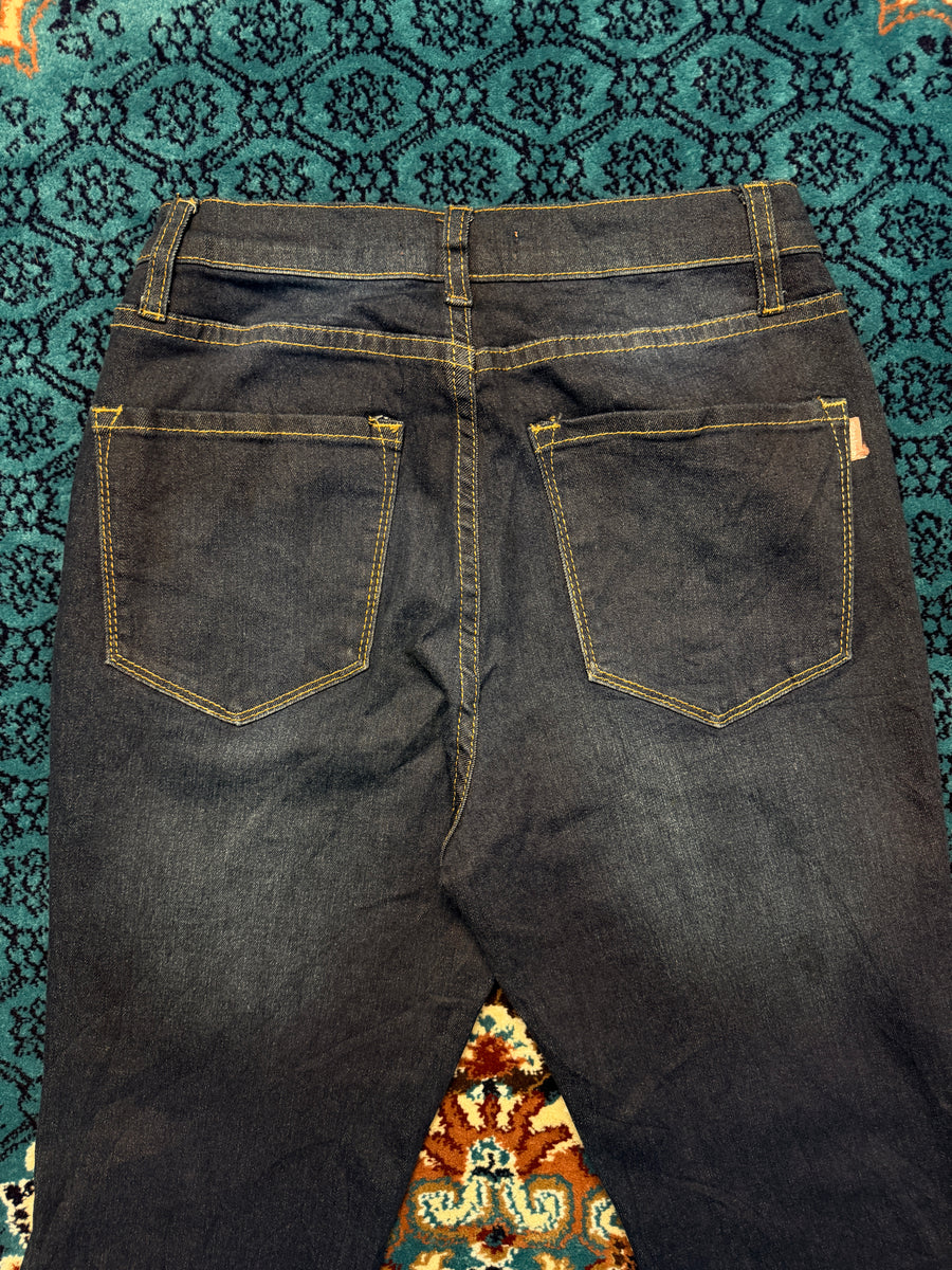 Vibe & Rant Blue Flared Jeans - 9