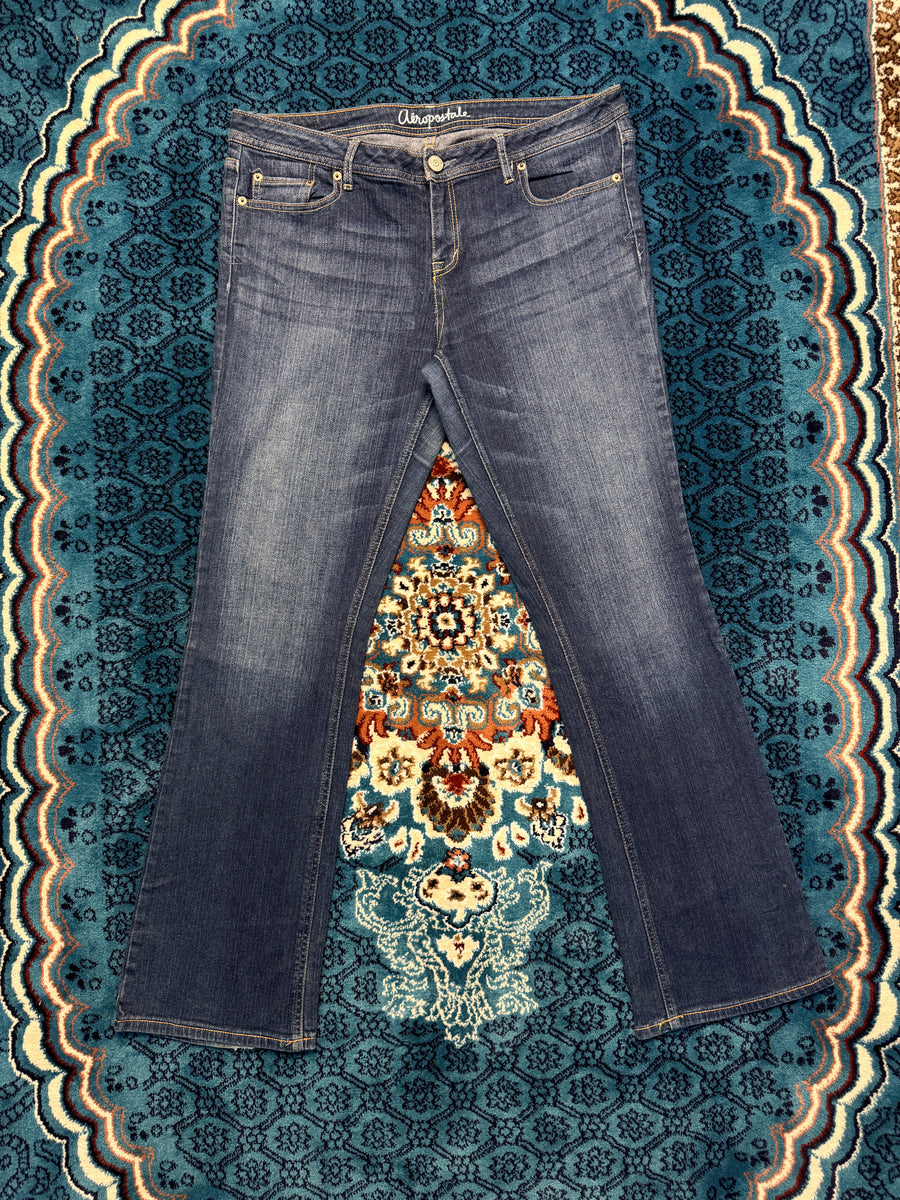 Aeropostale Blue Chelsea Bootcut Jeans - 12