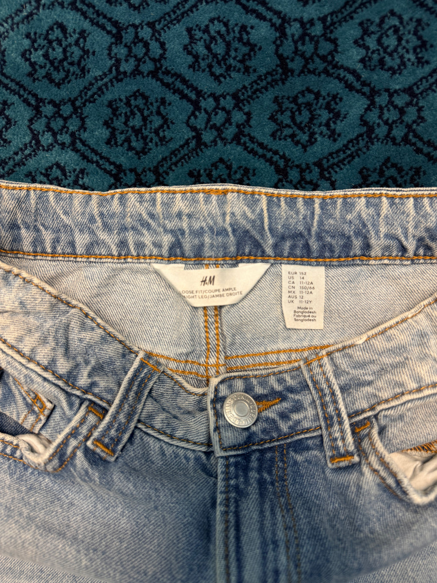 H&M Blue Cargo Jeans - 12