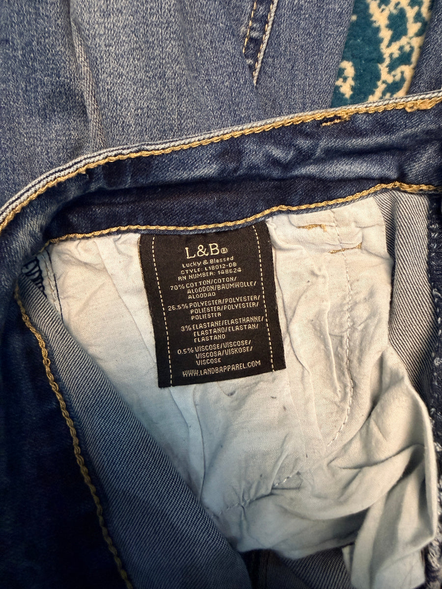 Lucky & Blessed Blue Flared Jeans - 10