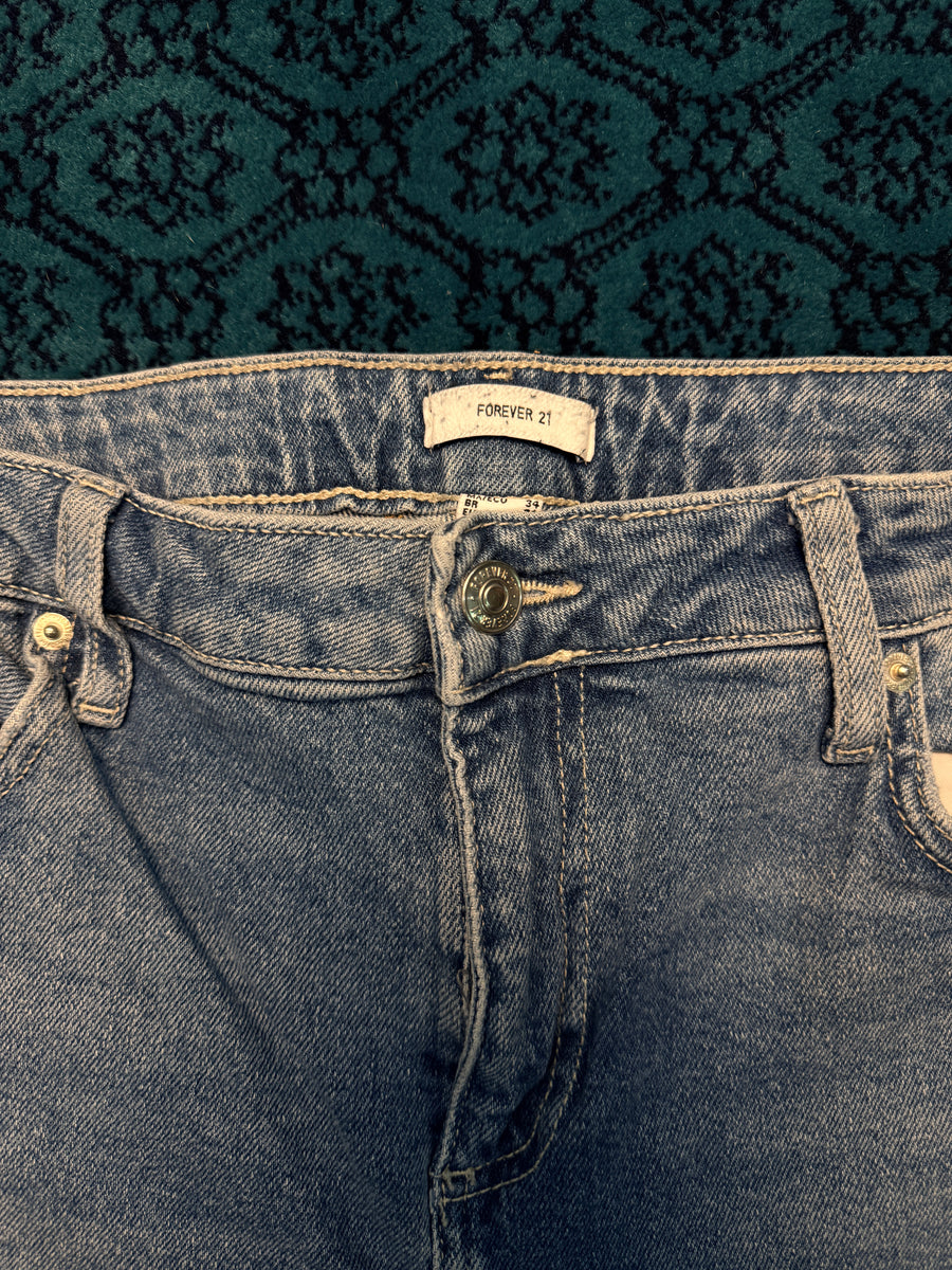 Forever21 Blue Flared Jeans - 34