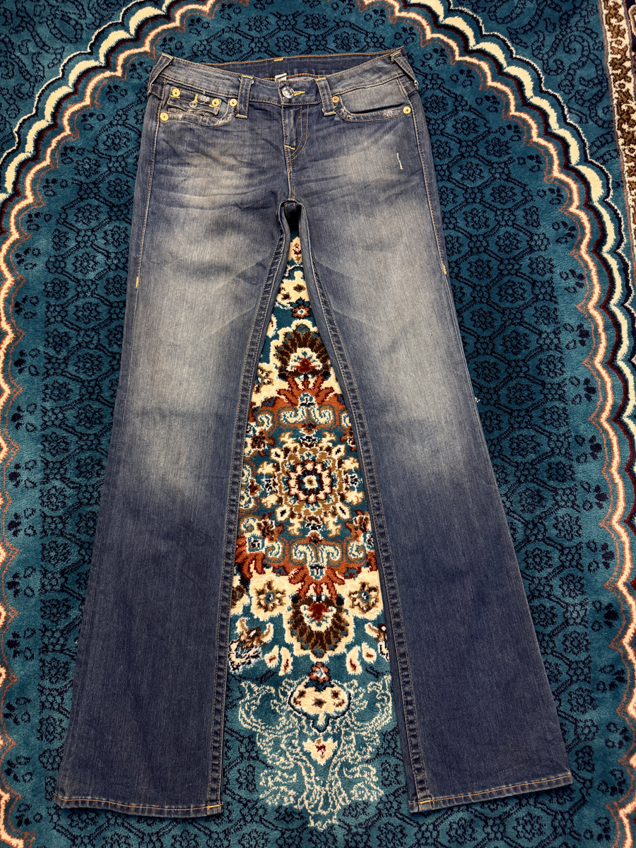 True Religion Blue Bootcut Jeans - 28