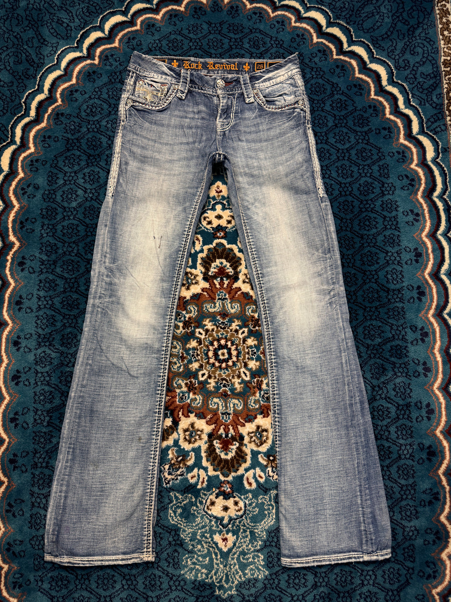 Rock Revival Blue Bootcut Jeans - 26