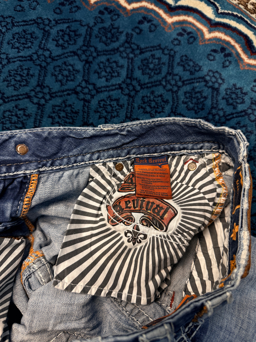 Rock Revival Blue Bootcut Jeans - 26