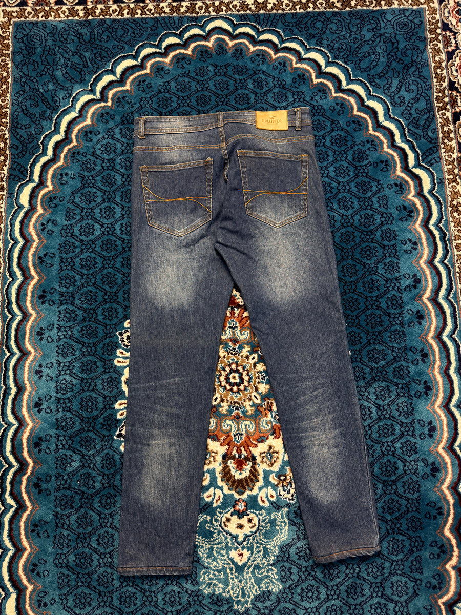 Hollister Blue Skinny Fit Advanced Stretch Jeans - 32