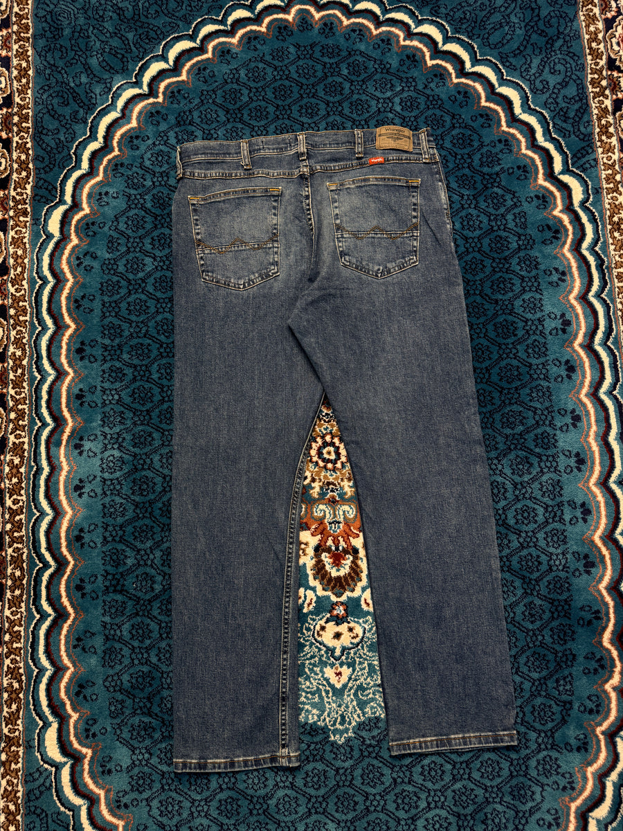 Wrangler Blue Slim Straight Jeans - 36