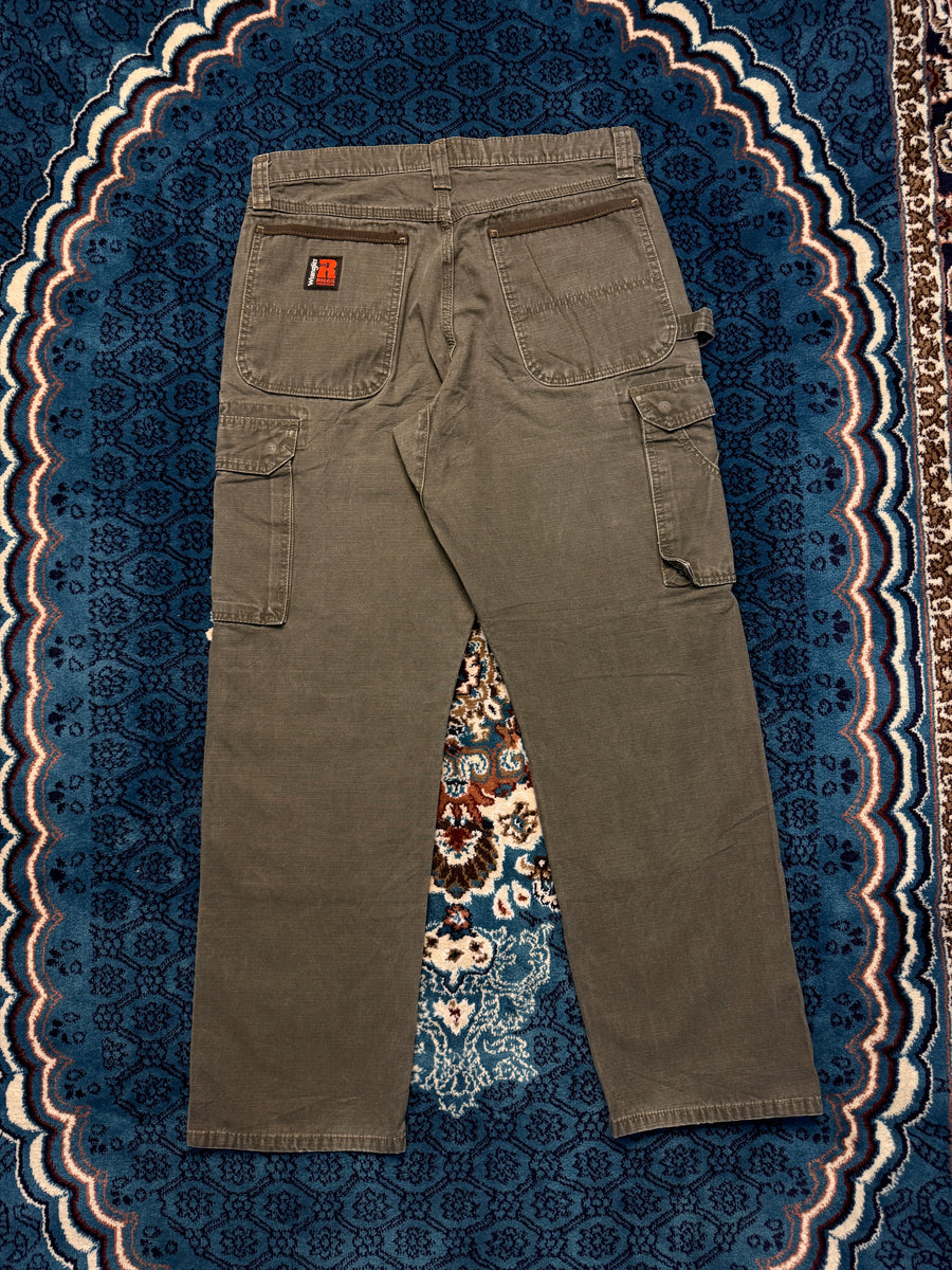 Wrangler Army Green Riggs Workwear Jeans - 32