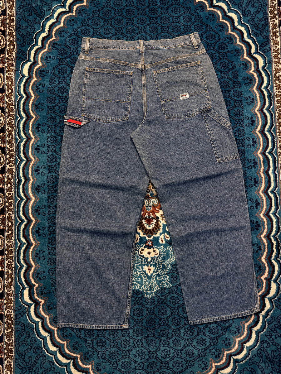 Tommy Jeans Blue Dungaree Style Jeans - 36