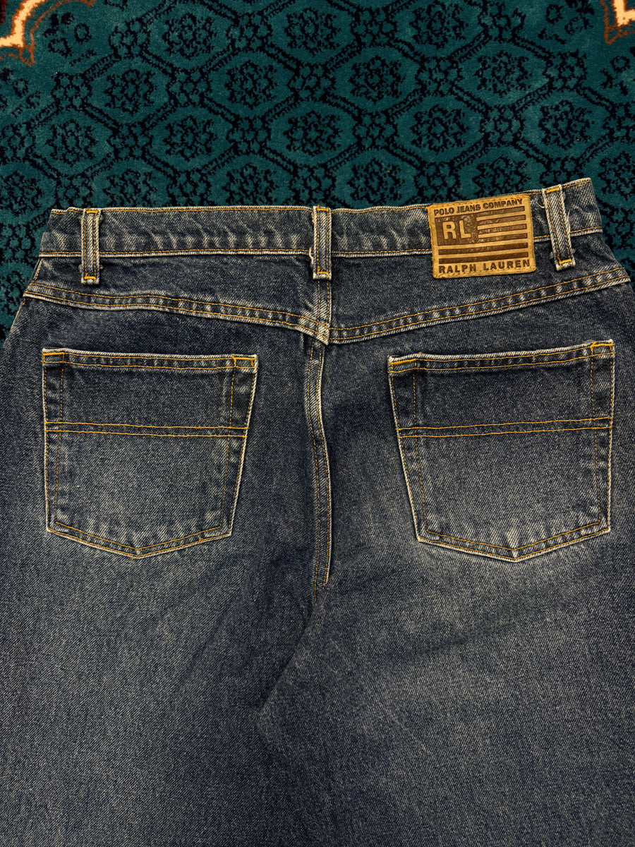 Polo Jeans Company Ralph Lauren Blue Flared Jeans - 30