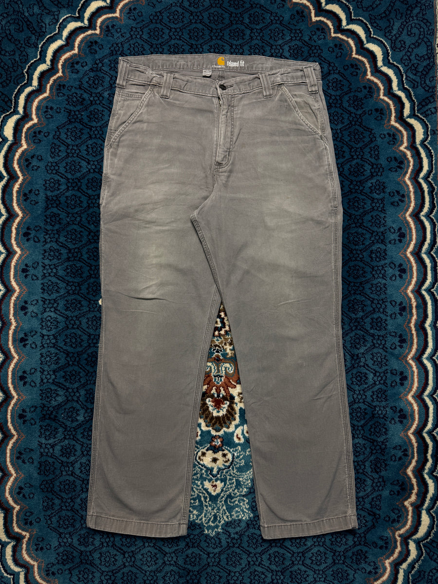 Carhartt Grey Relaxed Fit Jeans Distressed - 36