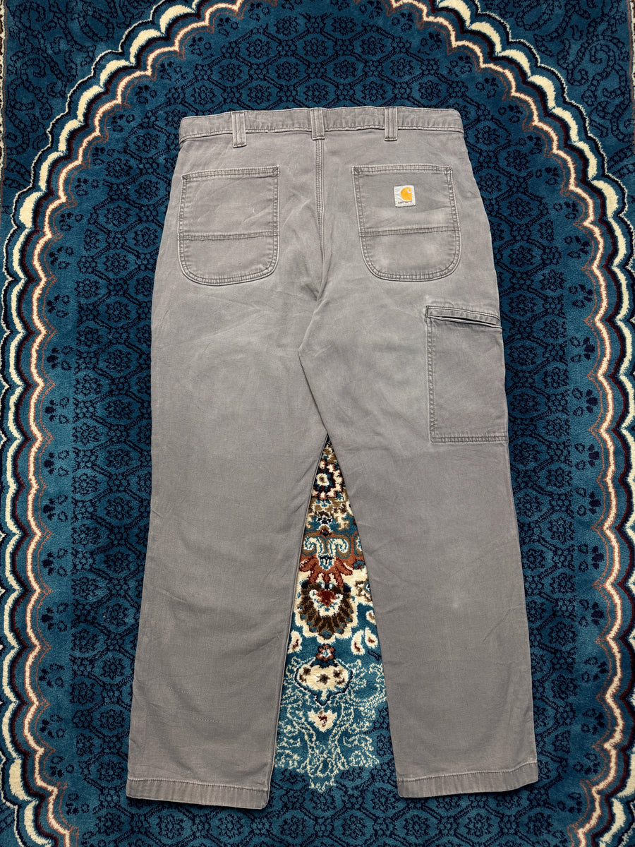Carhartt Grey Relaxed Fit Jeans Distressed - 36