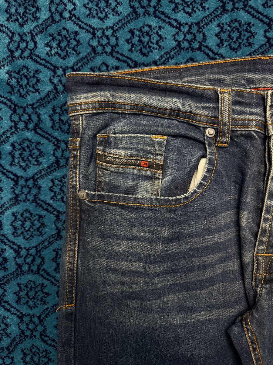 Diesel Blue Slim Fit Jeans - 30