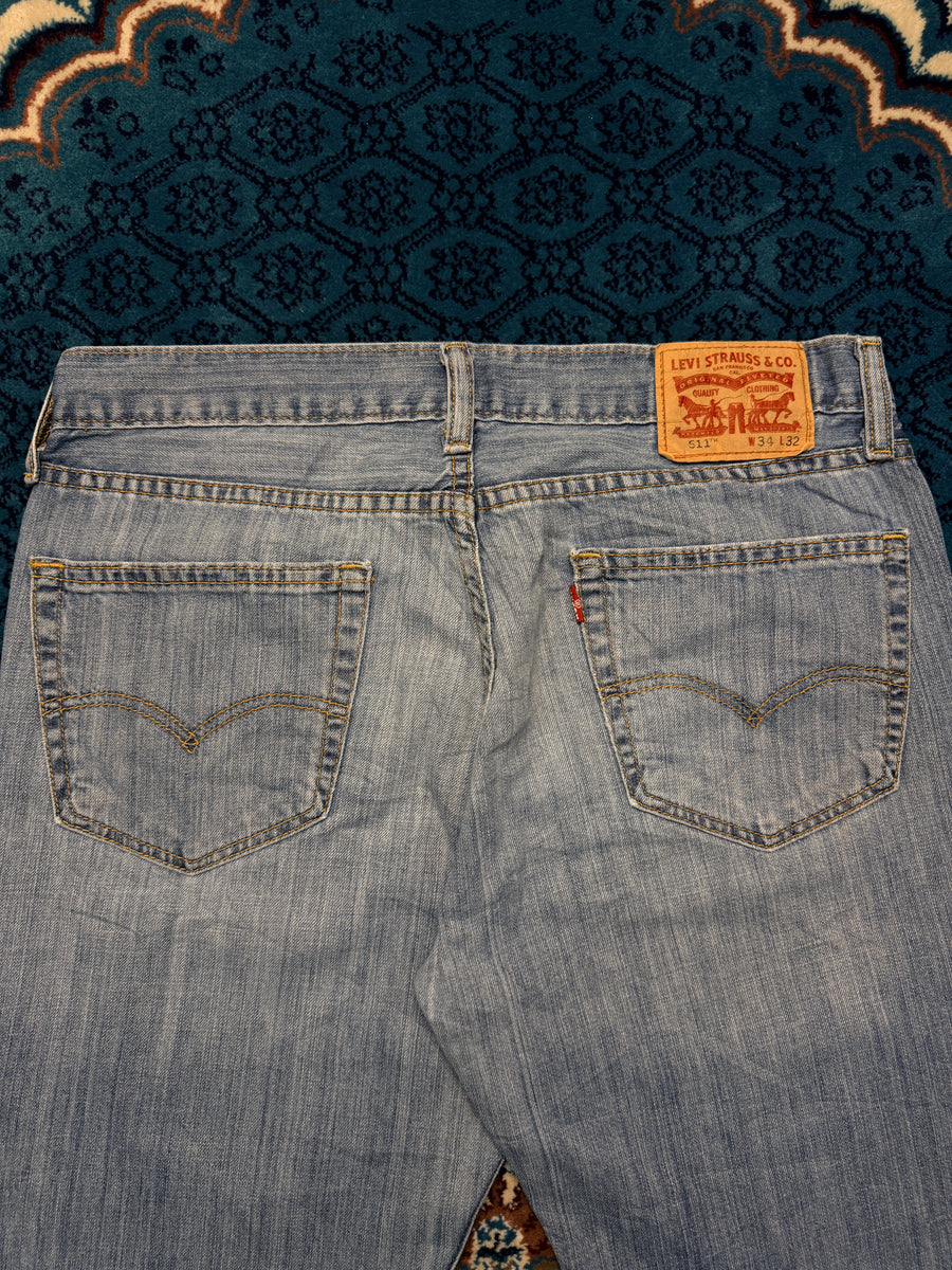 Levi's Blue 511 Slim Fit Jeans - 34