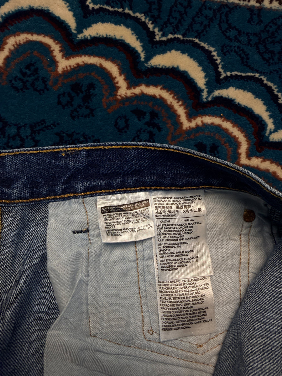 Levi's Blue 501 The Original Straight Fit Jeans - 31