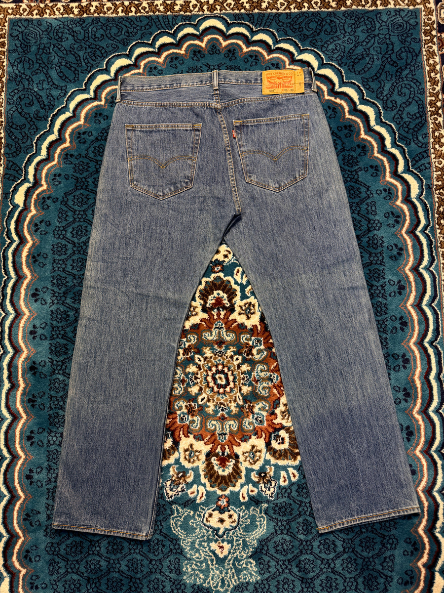 Levi's Blue 501 Straight Fit Jeans - 36