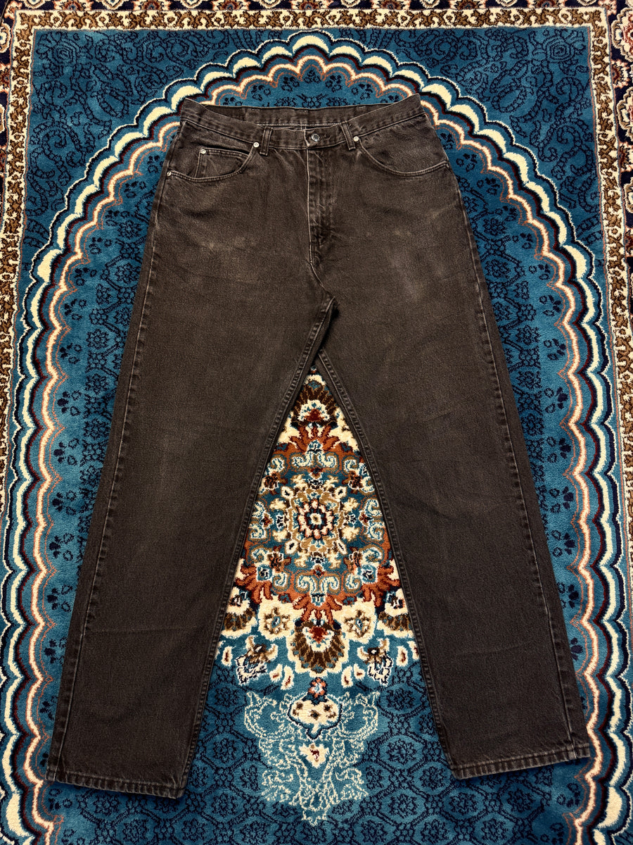 Wrangler Black Straight Jeans - 34