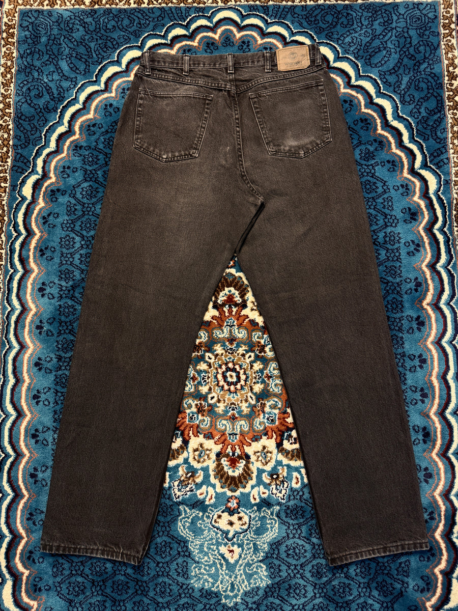 Wrangler Black Straight Jeans - 34