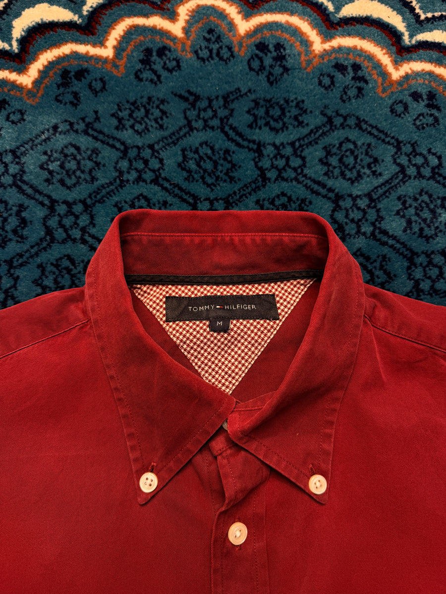Tommy Hilfiger Maroon Shirt - M