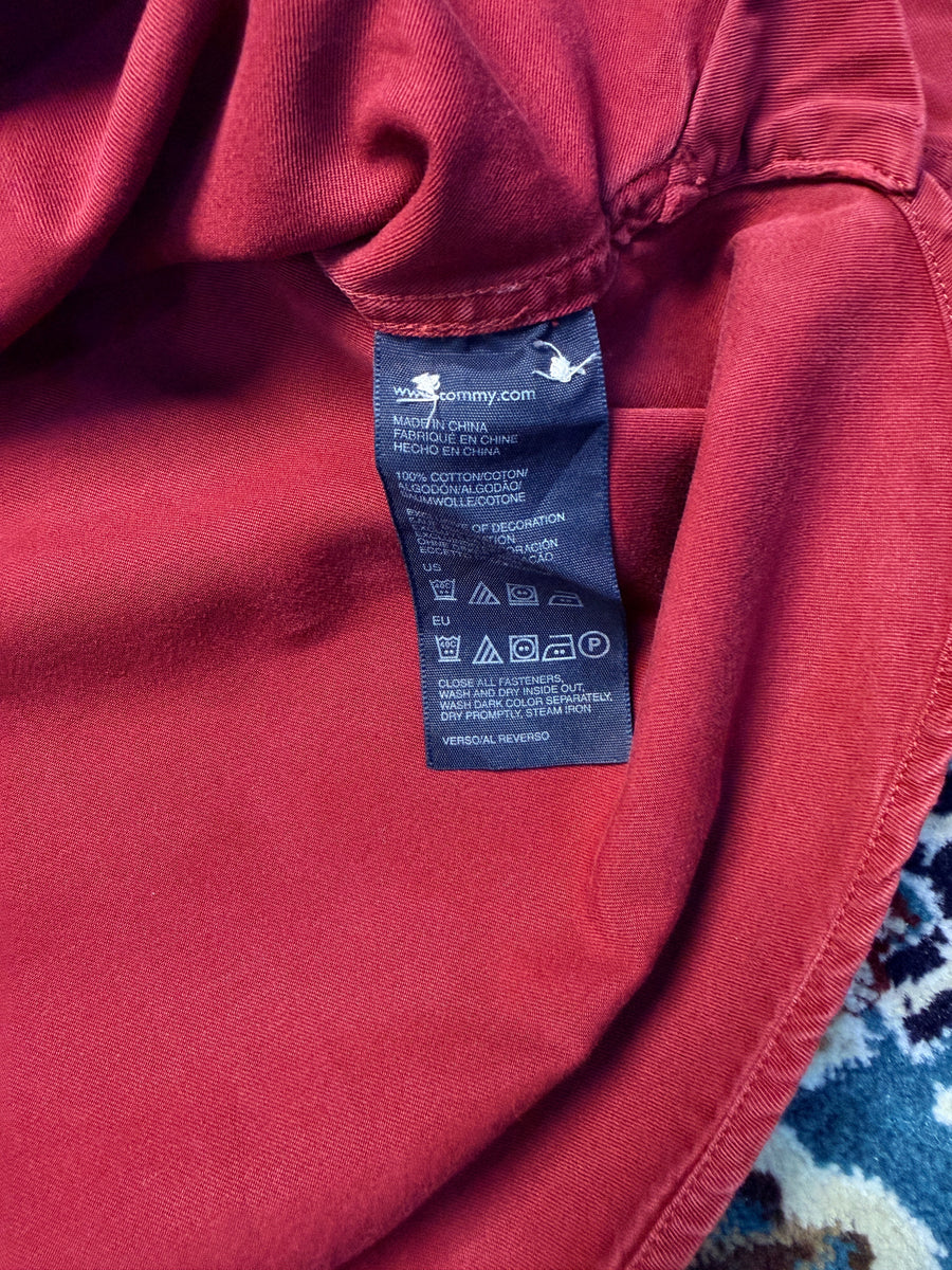 Tommy Hilfiger Maroon Shirt - M