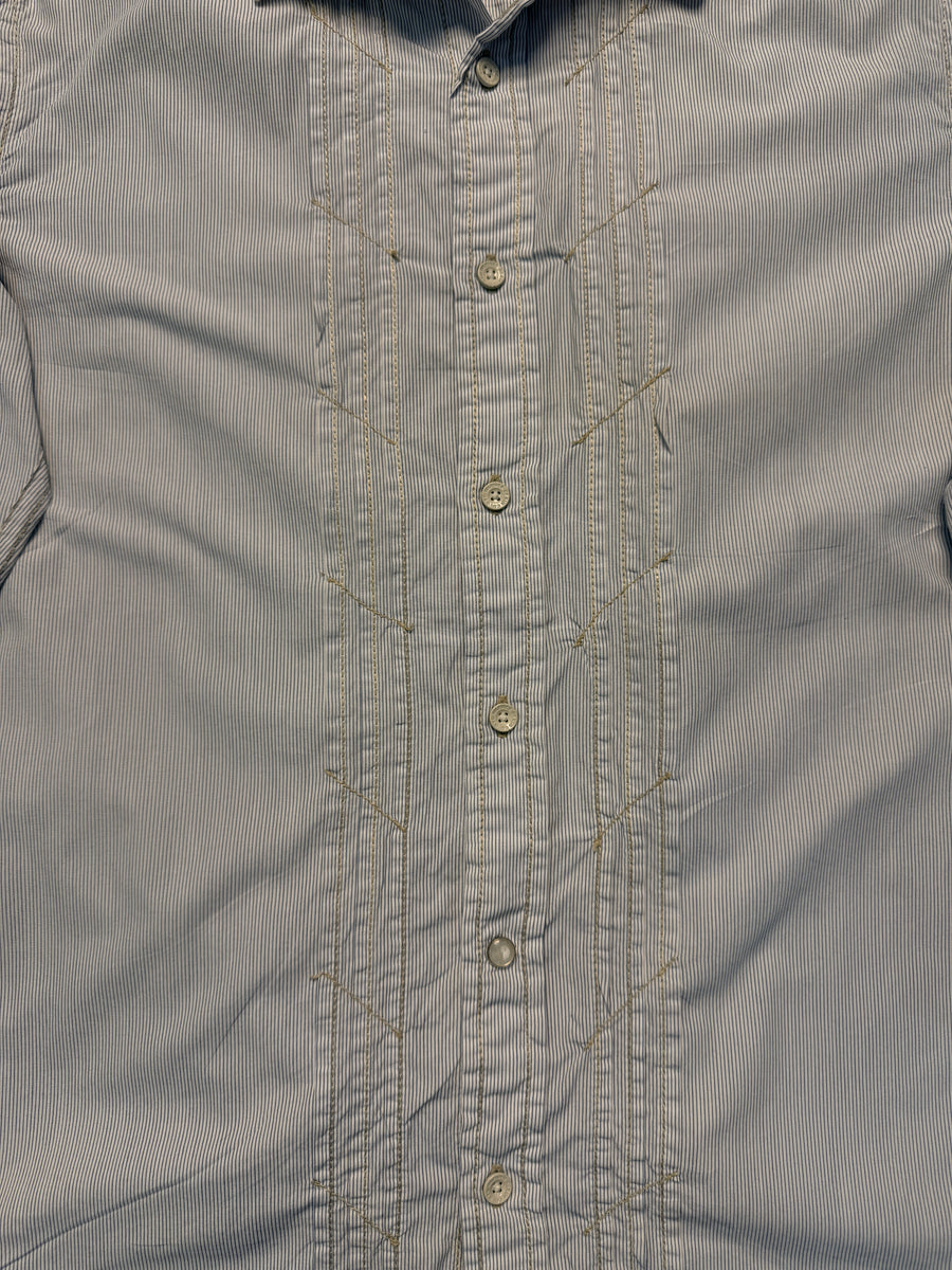 Hilfiger Denim Vintage Stripe Blue Shirt - L