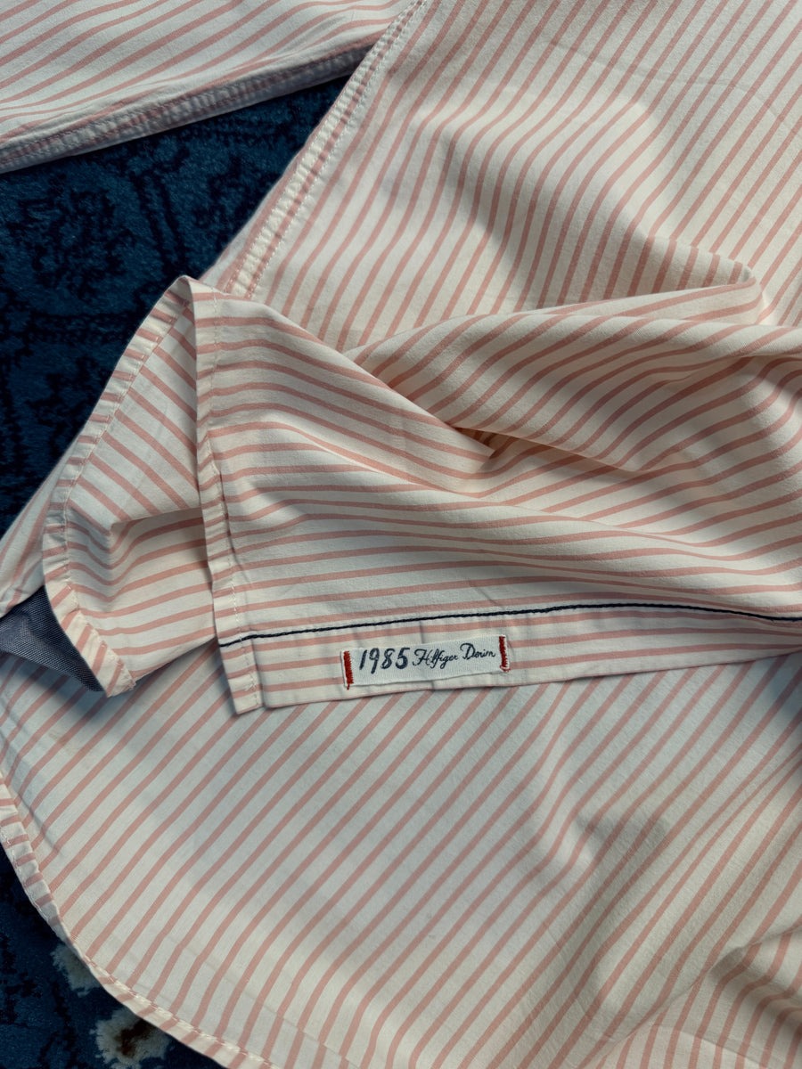 Hilfiger Denim Stripe Pink Shirt - XL