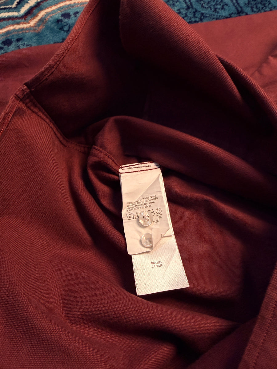 Ralph Lauren Maroon Slim Fit Shirt - M