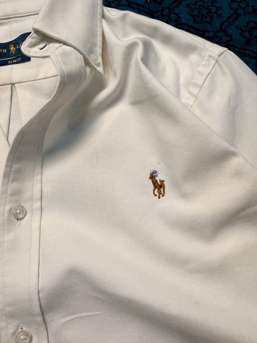 Ralph Lauren White Slim Fit Shirt - M