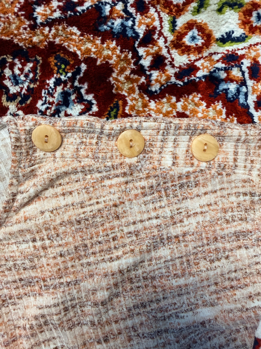 Laura Petites Orangish Brown Top - XS
