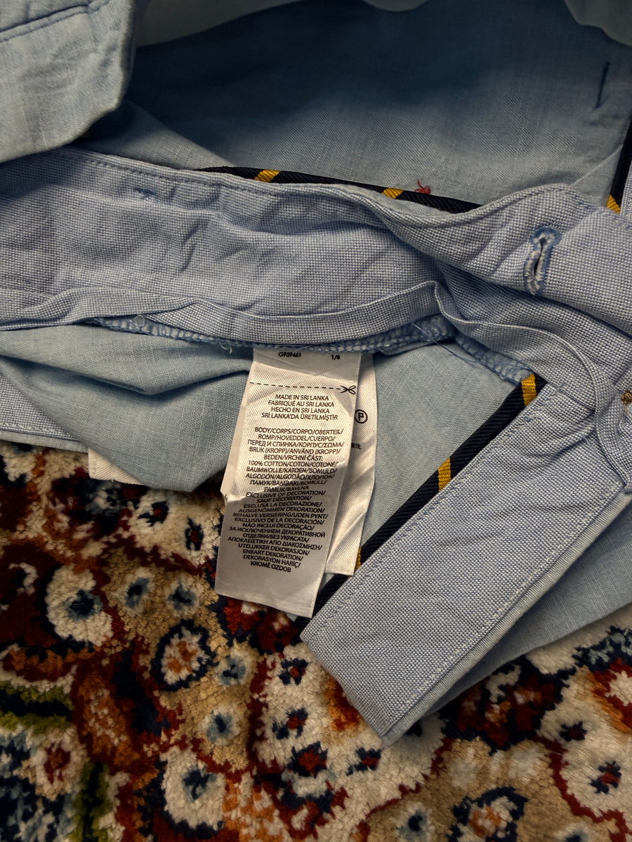 Polo Ralph Lauren Sky Blue Classic Fit Cotton Shorts - 42