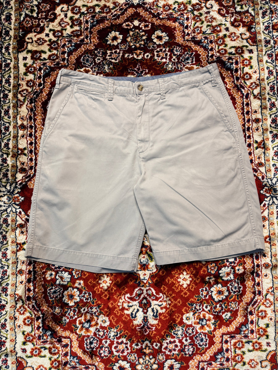 Polo Ralph Lauren Grey Relaxed Fit Cotton Shorts - 36