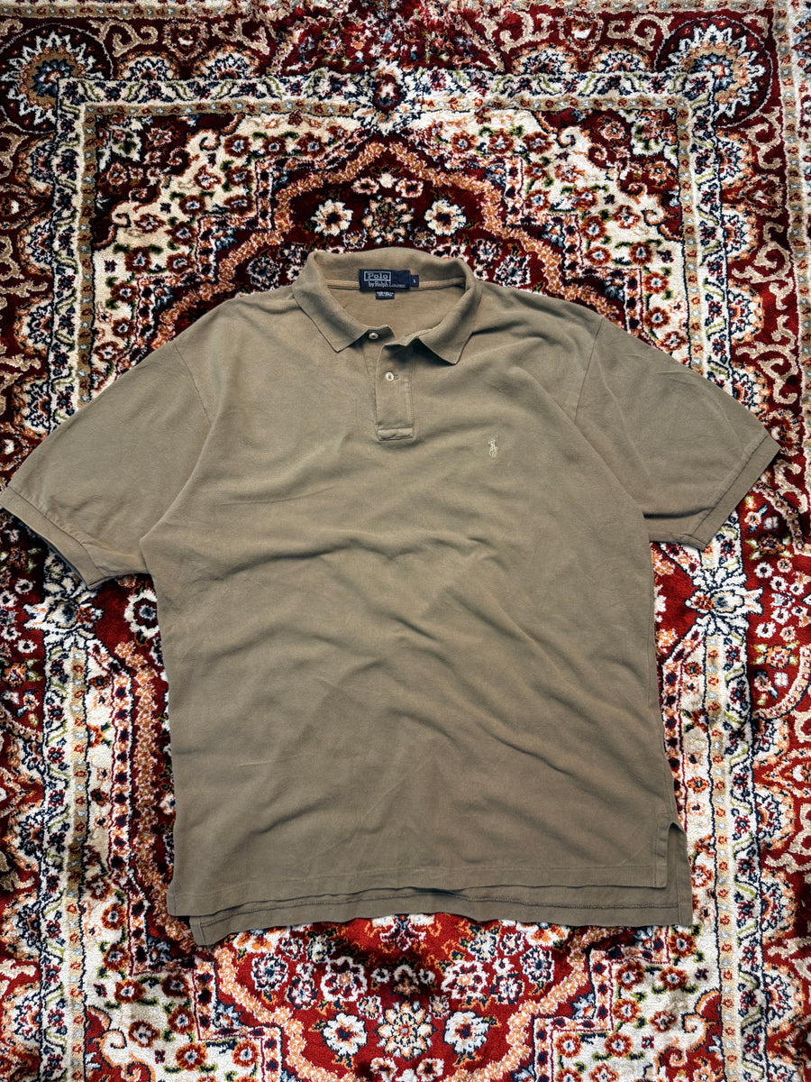 Polo by Ralph Lauren Army Green Polo Shirt - L