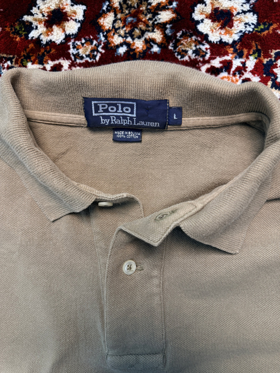 Polo by Ralph Lauren Army Green Polo Shirt - L