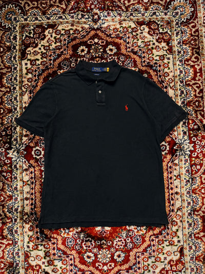 Polo Ralph Lauren Black Classic Fit Polo Shirt - L
