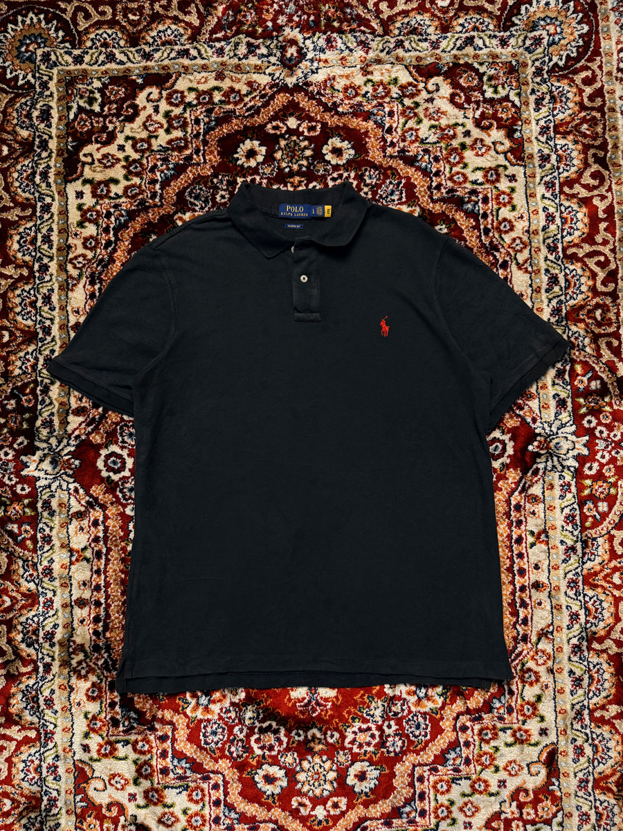 Polo Ralph Lauren Black Classic Fit Polo Shirt - L