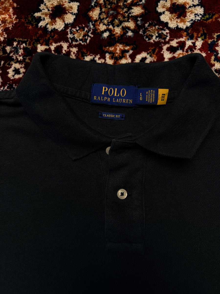 Polo Ralph Lauren Black Classic Fit Polo Shirt - L
